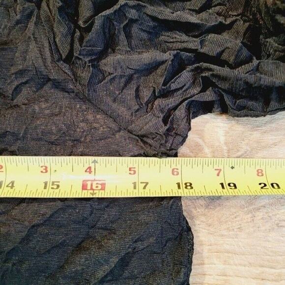 Liv‎ By Habitat Sheer Black Dress Pullover Women's Sz M Dark Academia Goth - Picture 8 of 12